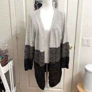 Black, Gray Cardigan - Torrid